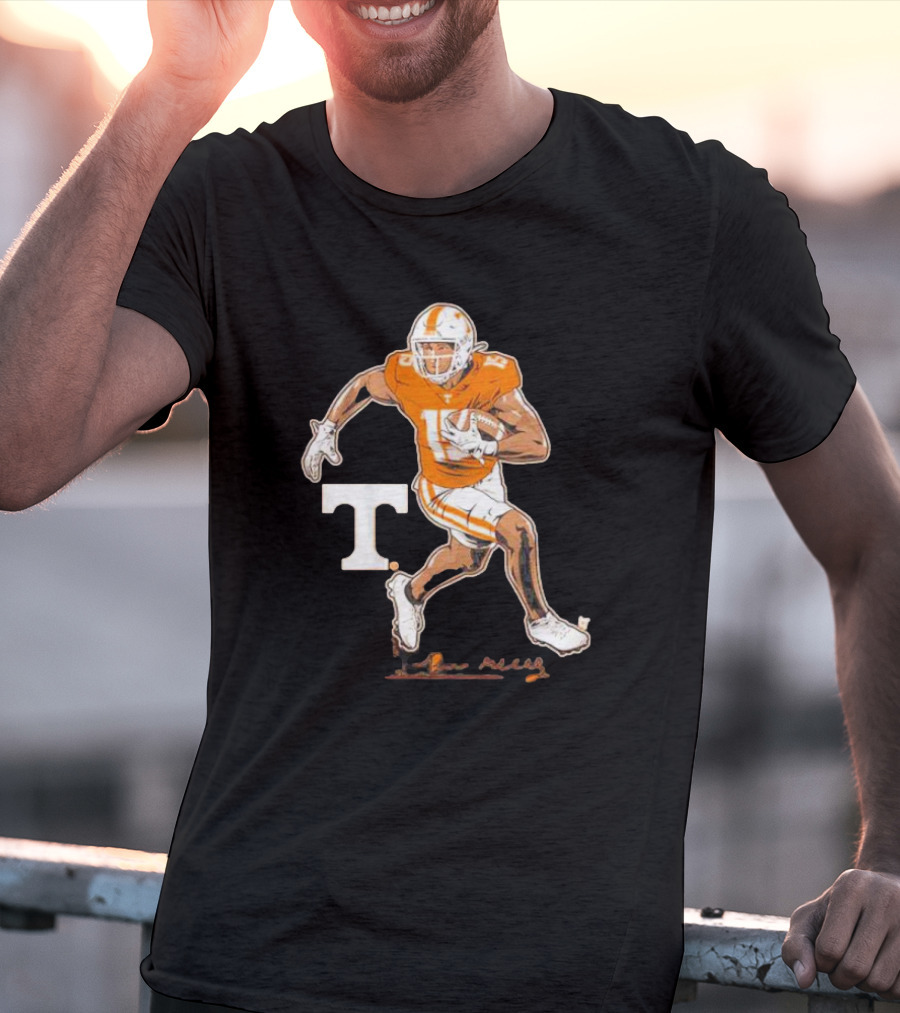 Tennessee Football Bru McCoy Superstar Pose T Vols Football T-Shirt