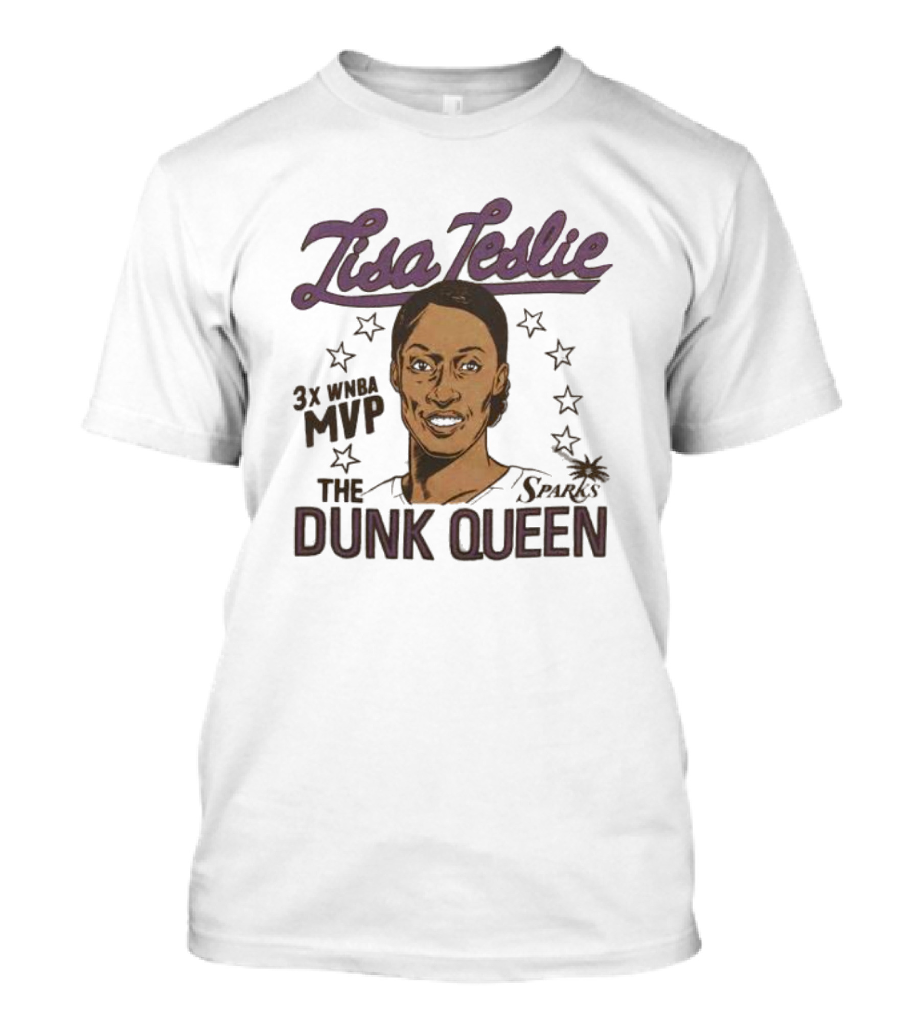Lisa Leslie 3X WNBA MVP The Dunk Queen Sparks T-Shirt