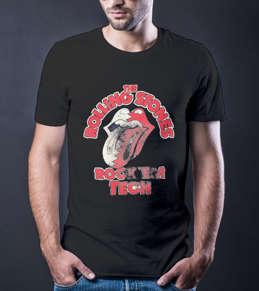 The Rolling Stones Rock 'Em Tech Texas Tech Red Raiders Livy Lu T-Shirt