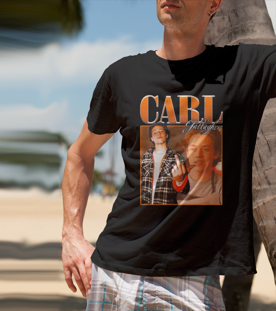 Carl Gallagher Shameless Character Image Collection T-Shirt