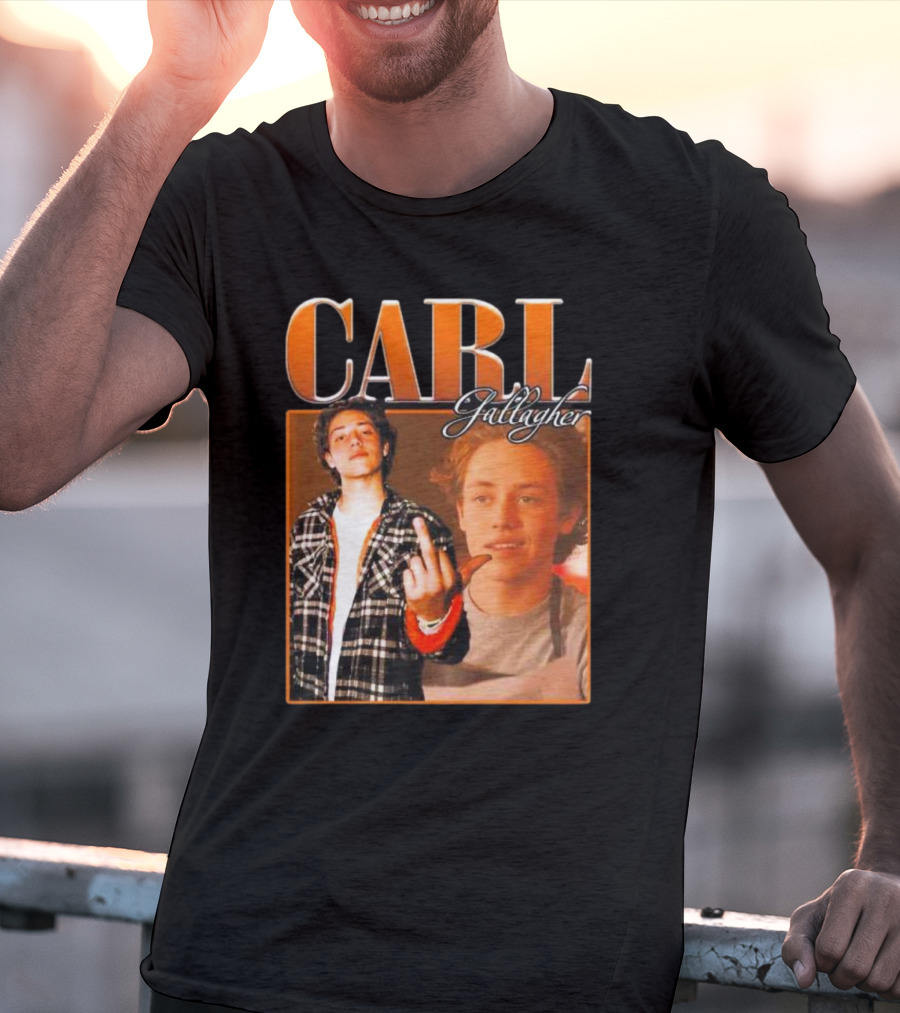 Carl Gallagher Shameless Character Image Collection T-Shirt