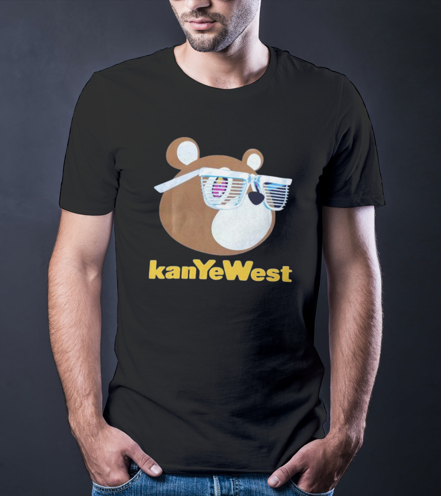 Kanye West Graduation 2007 Merch Mirrored Bear T-Shirt
