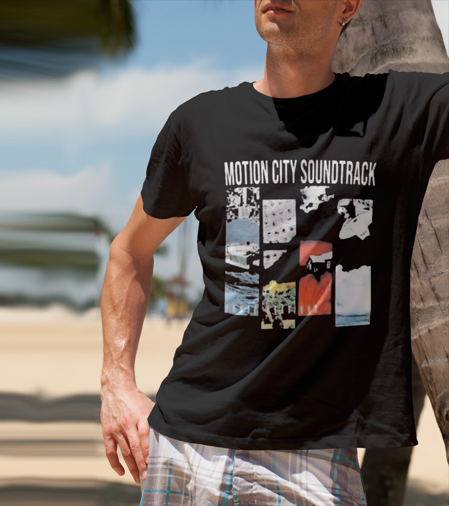 Motion City Soundtrack Panic Stations Album Art Collage T-Shirt