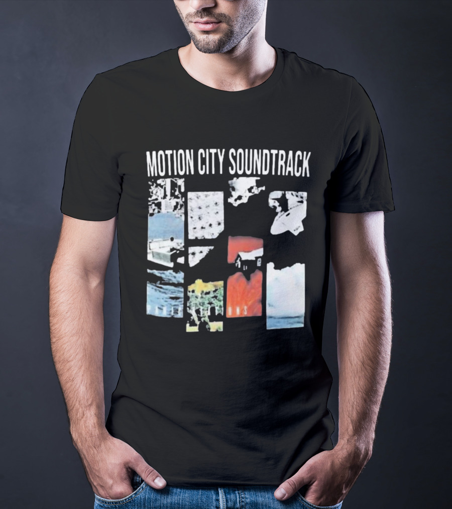 Motion City Soundtrack Panic Stations Album Art Collage T-Shirt