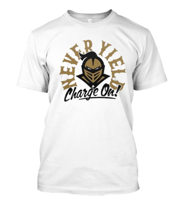 Never Yield UCF Knights Charge On T-Shirt