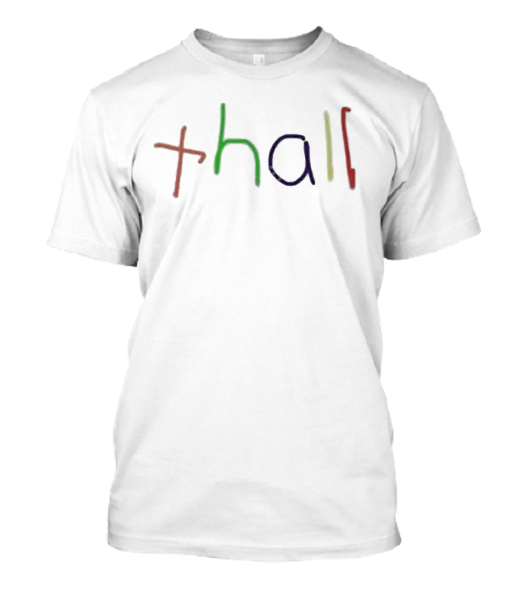 Vildhjarta Thall Dagis Multicolor Text Merch T-Shirt