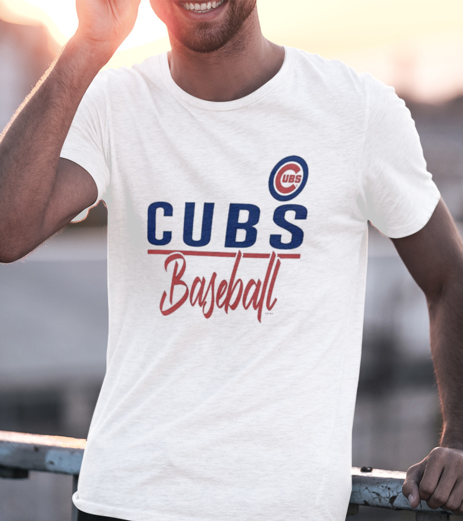 Chicago Cubs Baseball CUBS Logo G-III 4Her By Carl Banks Team T-Shirt