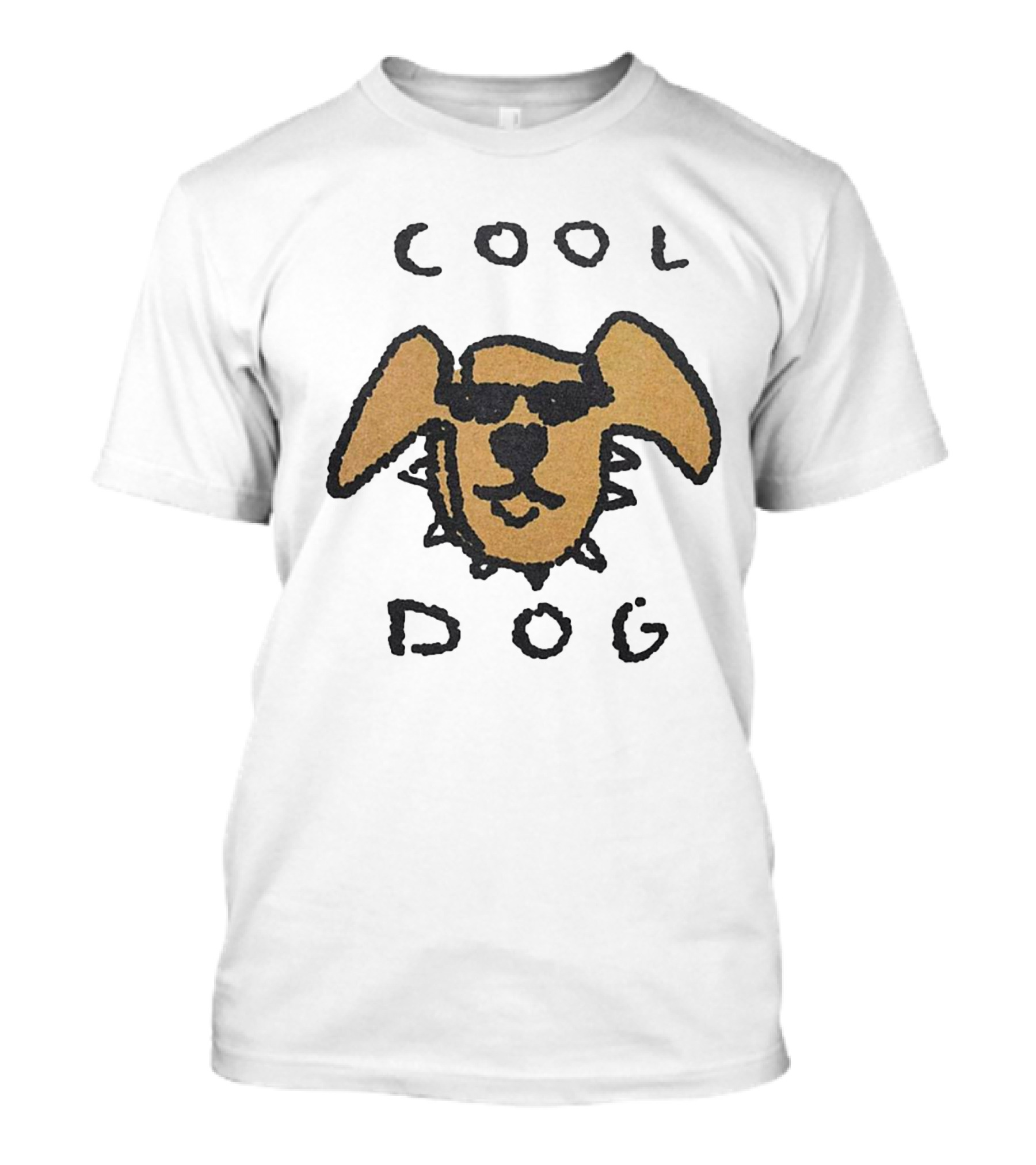 COOL DOG Sunglasses Head T-Shirt