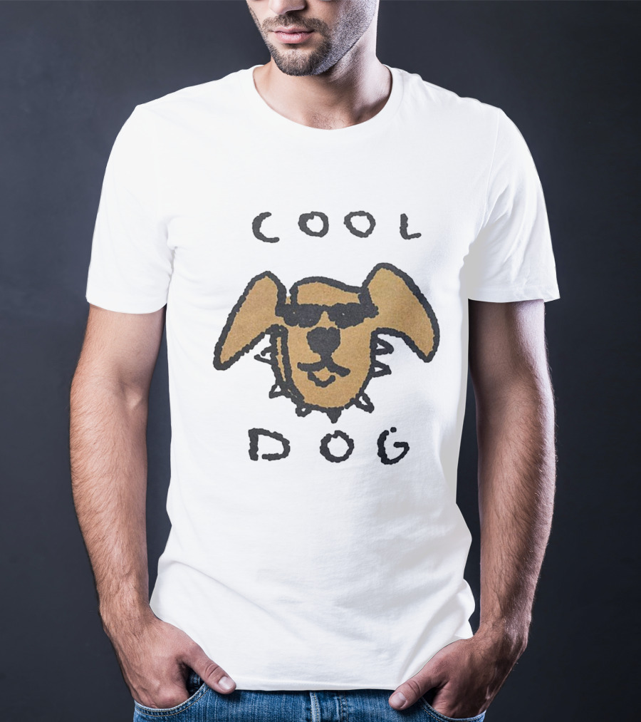 COOL DOG Sunglasses Head T-Shirt