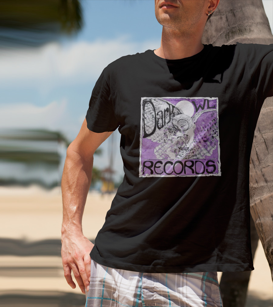 Dark Owl Records Purple Winged Owl T-Shirt