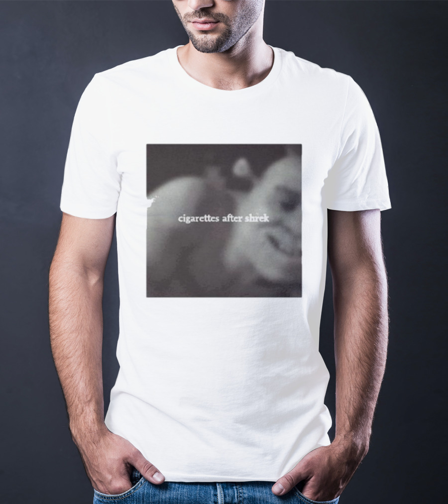 Requin Fils De Chien Cigarettes After Shrek Retro Film Aesthetic T-Shirt
