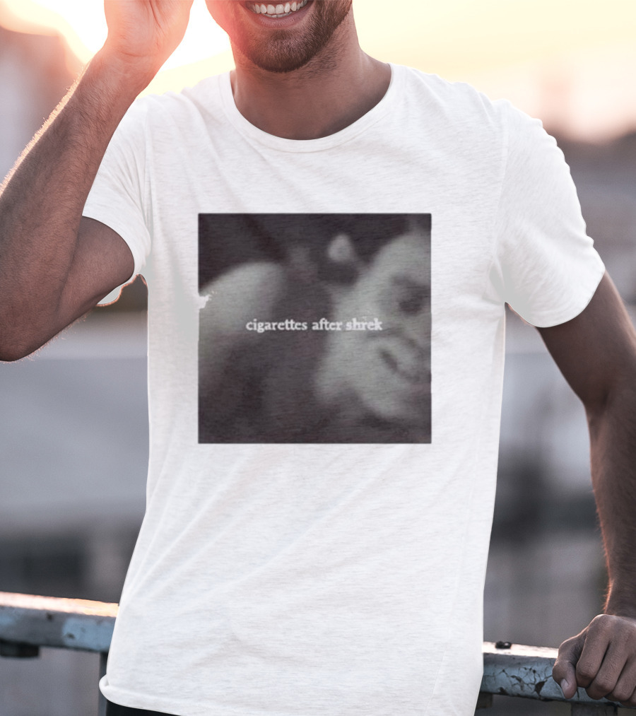 Requin Fils De Chien Cigarettes After Shrek Retro Film Aesthetic T-Shirt