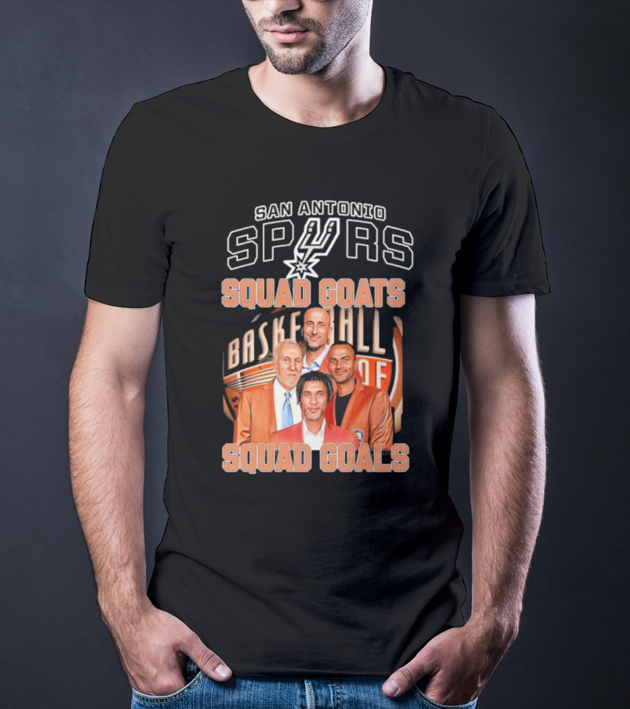 San Antonio Spurs Basketball Squad Goats Squad Goals T-Shirt