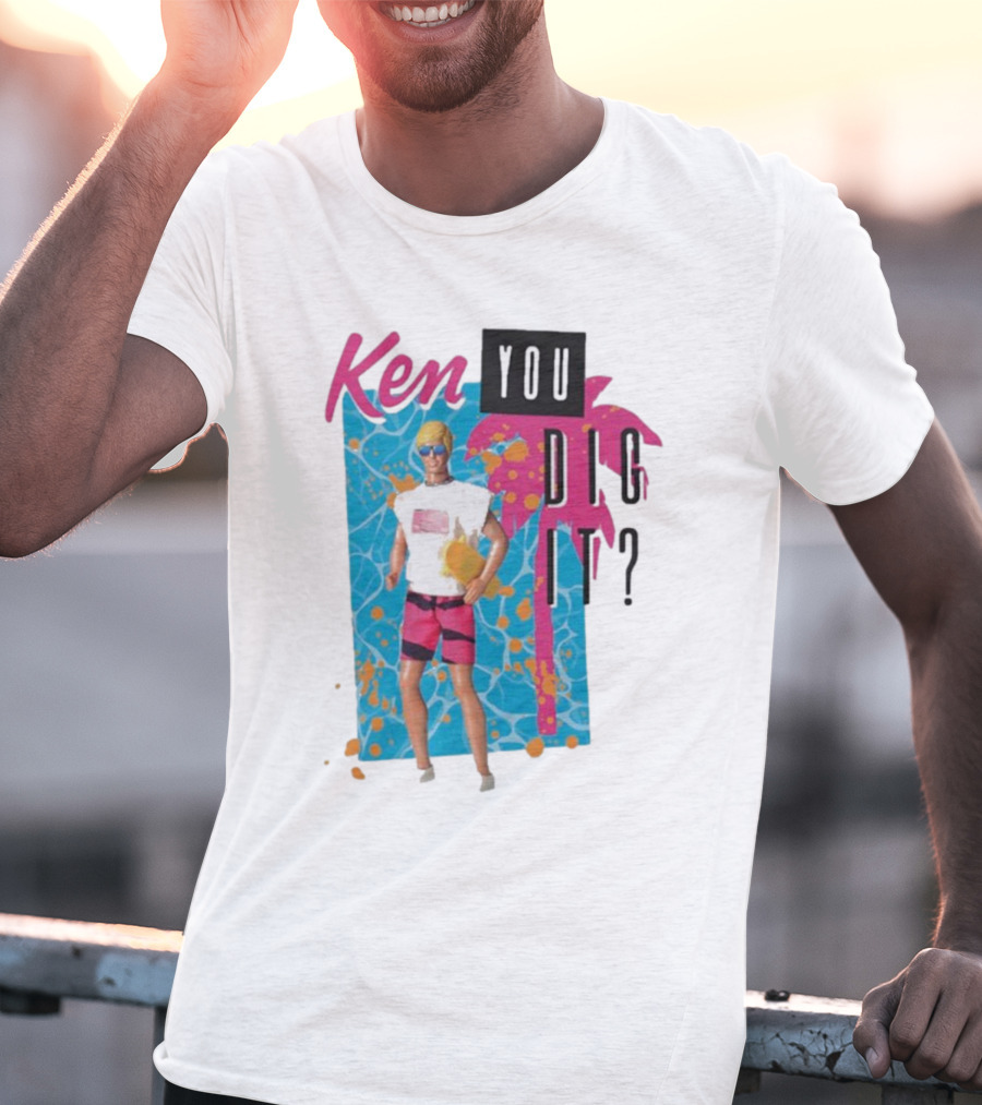Ken You Dig It I Am Kenough Barbi Ken Surf T-Shirt
