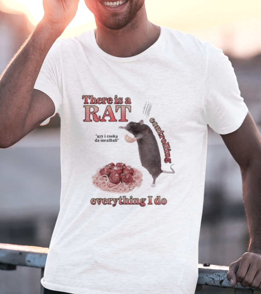 There Is A Rat Controlling Everything I Do Ayy I Cooka Da Meatball T-Shirt