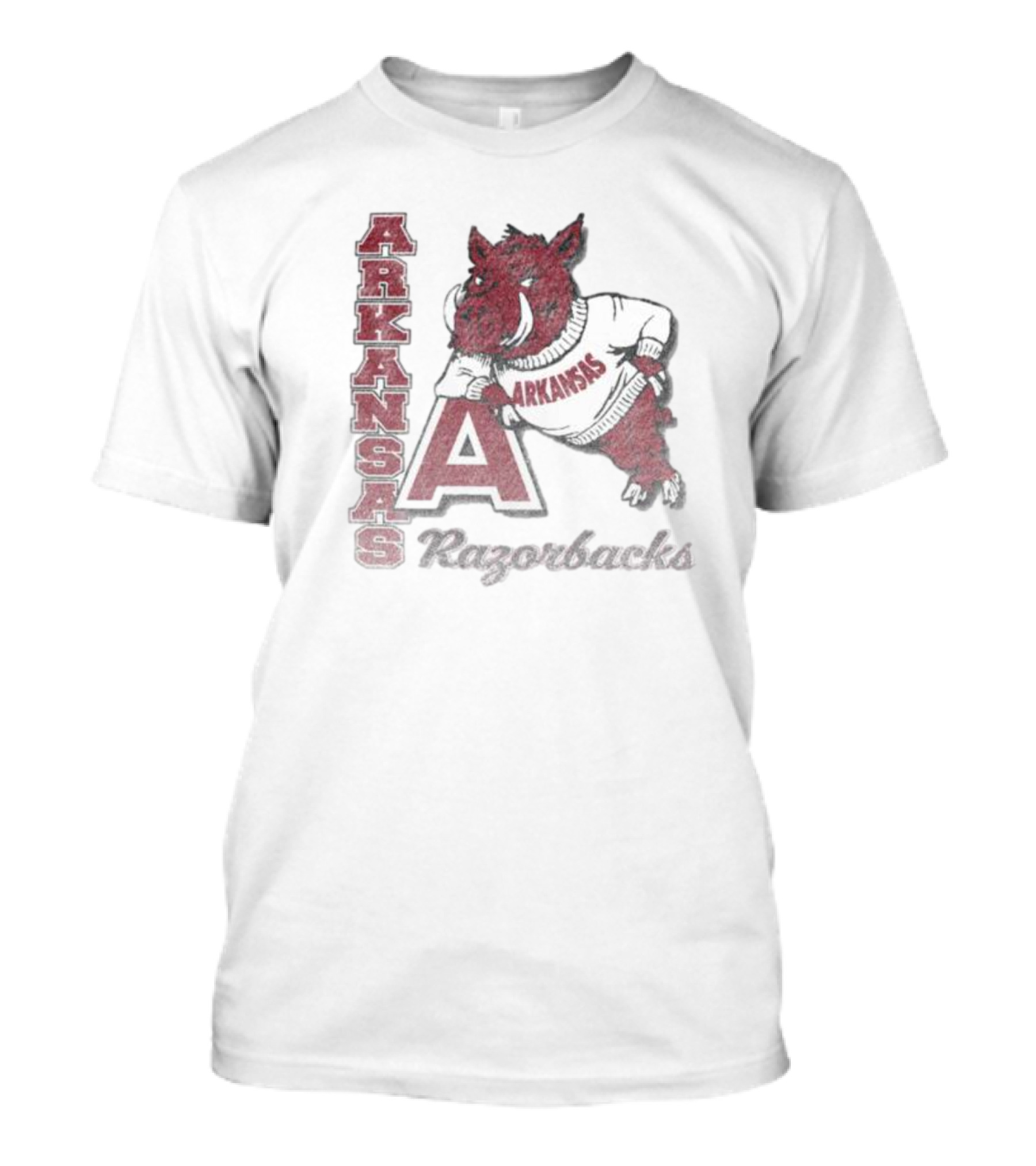 Arkansas Razorbacks Vintage Phase Out Franklin T-Shirt