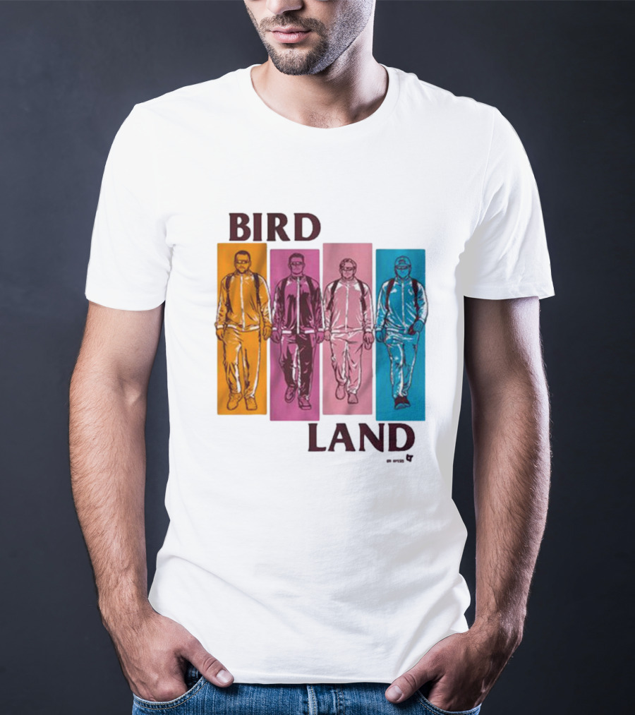 BIRDLAND BROS WALKING COLOR PANELS T-Shirt