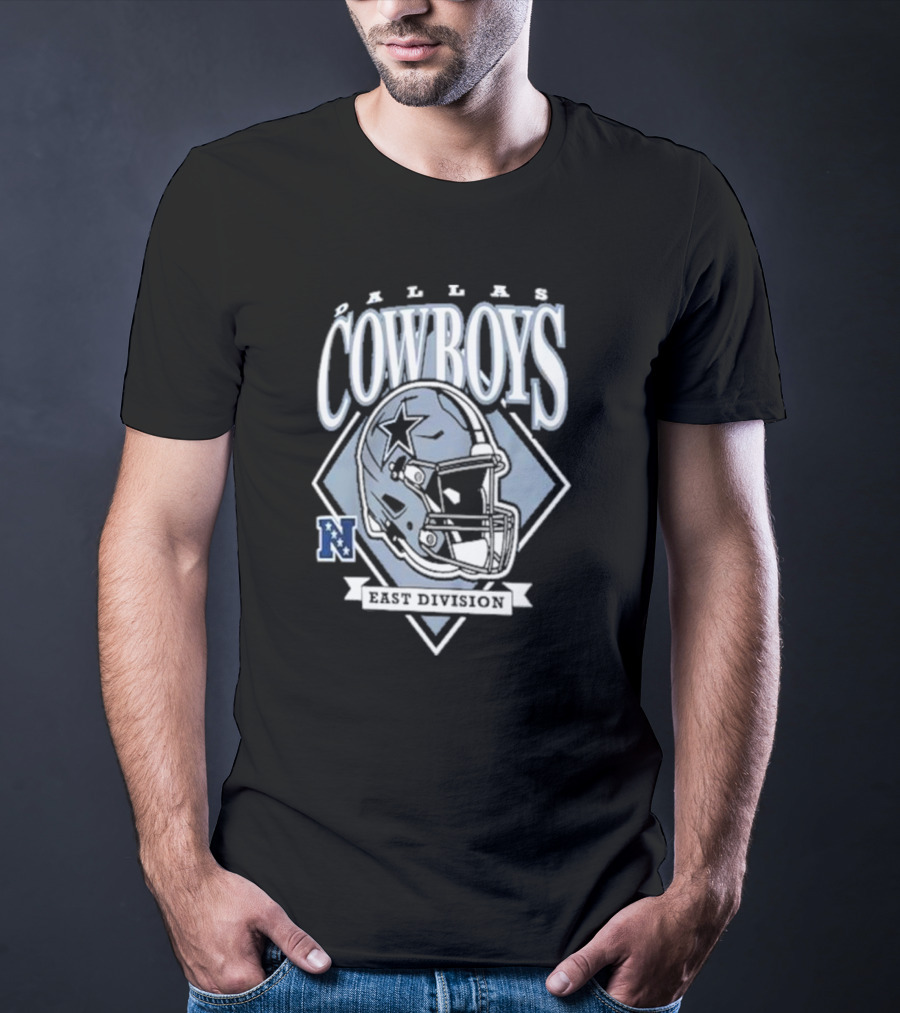 Dallas Cowboys East Division Helmet Graphic NFL T-Shirt