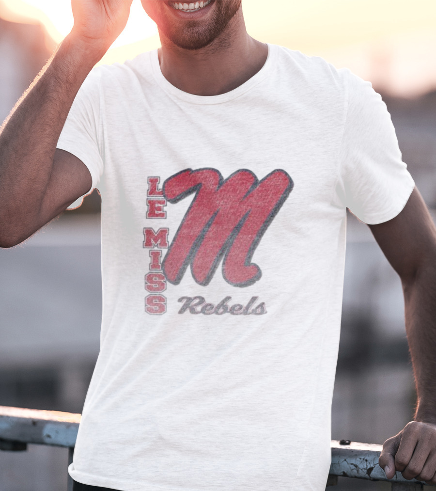 Ole Miss Rebels Vintage M Logo Phase Out ’47 Franklin T-Shirt