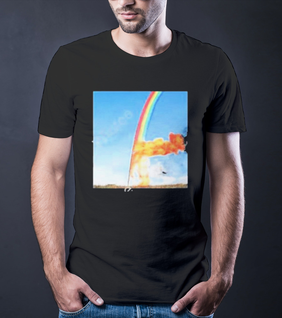 Sigur Rós Merch Átta Rainbow And Explosion T-Shirt