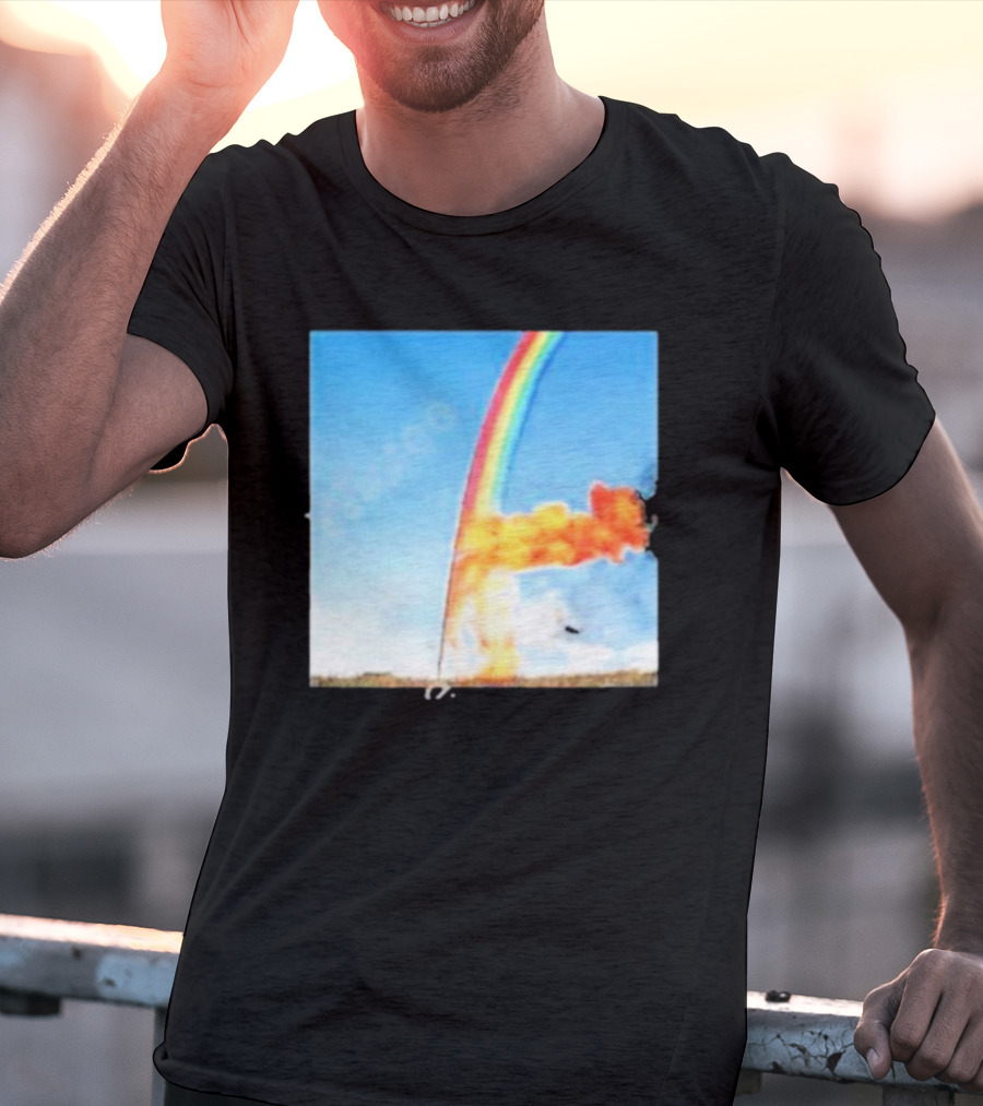 Sigur Rós Merch Átta Rainbow And Explosion T-Shirt