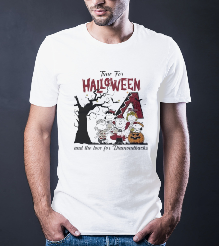 Time For Halloween And The Love For Diamondbacks T-Shirt