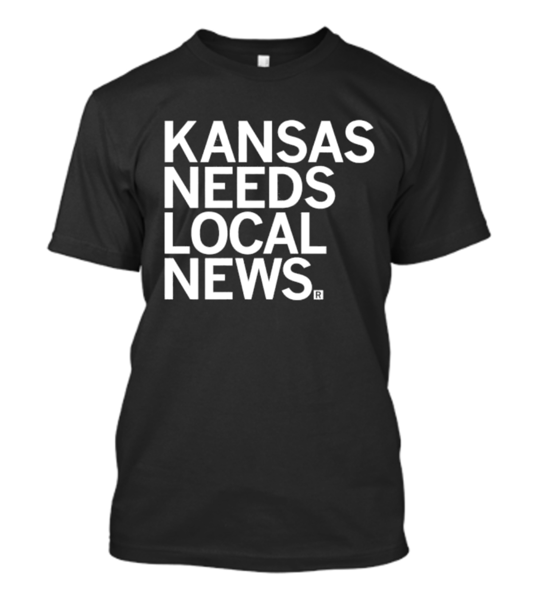 Kansas Needs Local News Defense Fund Support Initiative T-Shirt