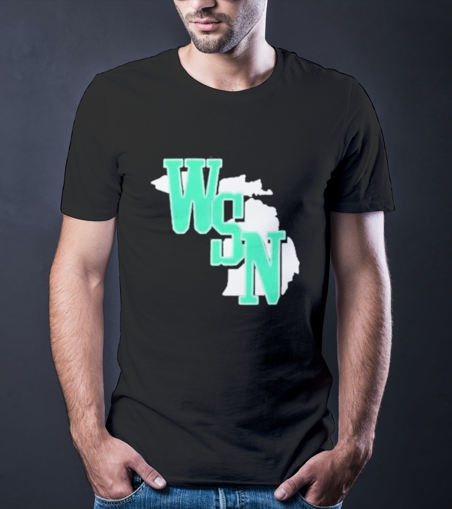 WSN Woodward Sports Michigan Text T-Shirt