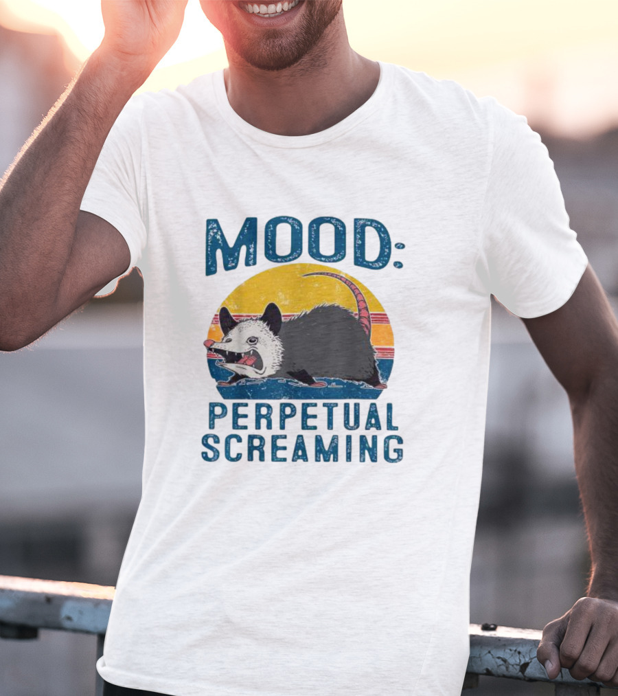 Mood Perpetual Screaming Opossum Vintage T-Shirt