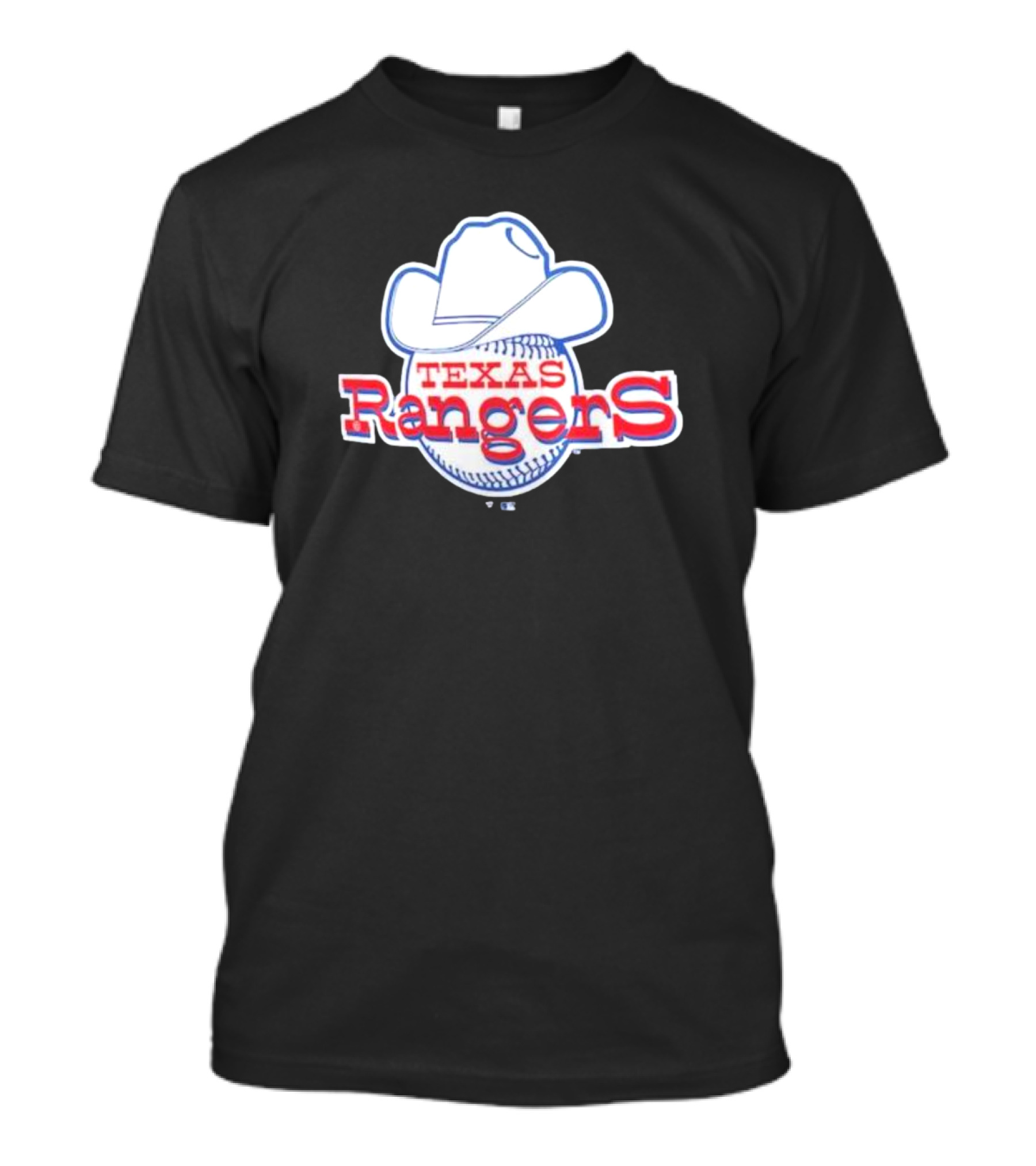 Texas Rangers Cooperstown Collection Cowboy Hat Baseball T-Shirt
