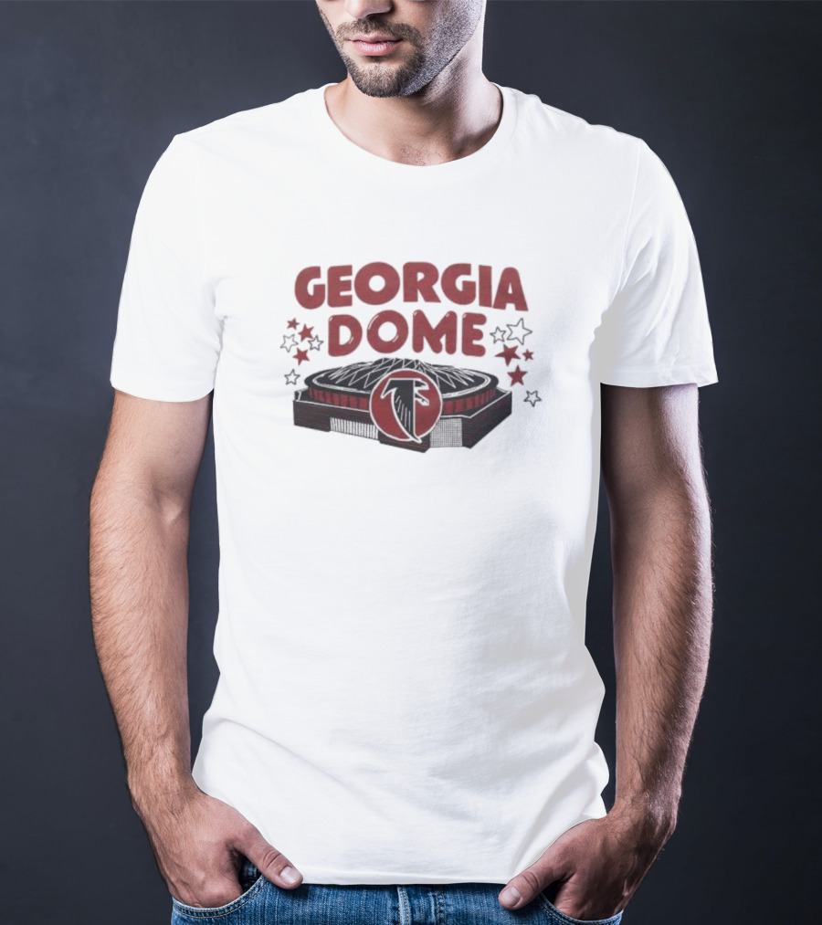 Atlanta Falcons Georgia Dome Stadium Stars T-Shirt