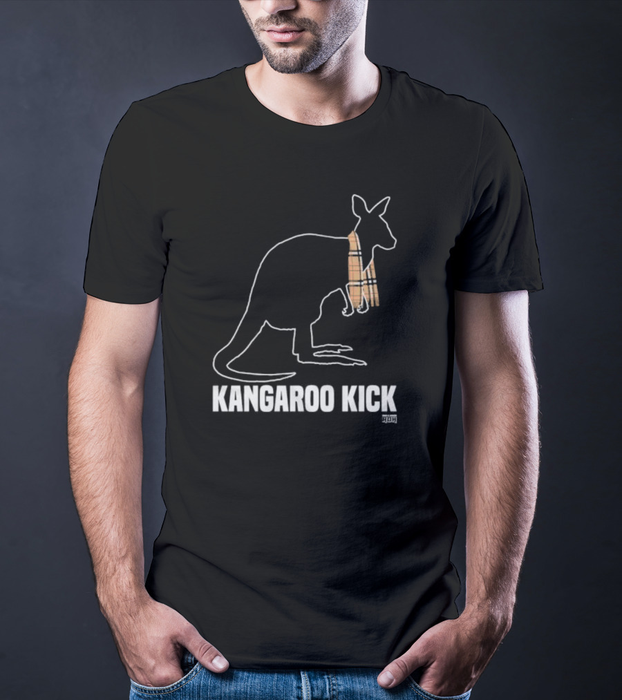 MJF Kangaroo Kick Scarf Outline T-Shirt