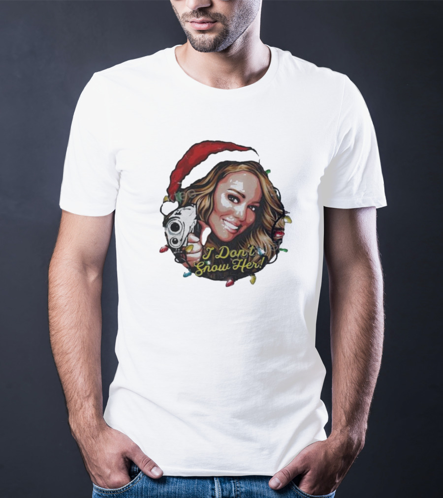 Nordacious Merch Santa Hat I Don’t Snow Her T-Shirt