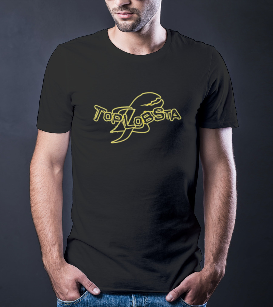 Toplobsta Neon Lobster Claw T-Shirt