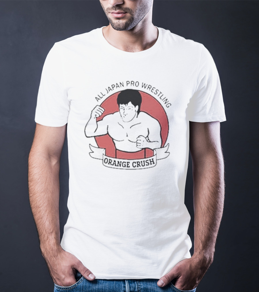 All Japan Pro Wrestling Orange Crush Kenta Kobashi T-Shirt