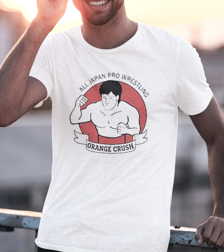All Japan Pro Wrestling Orange Crush Kenta Kobashi T-Shirt
