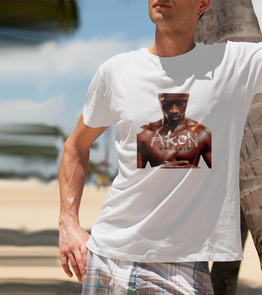 Akon Trouble Album Cover Image T-Shirt