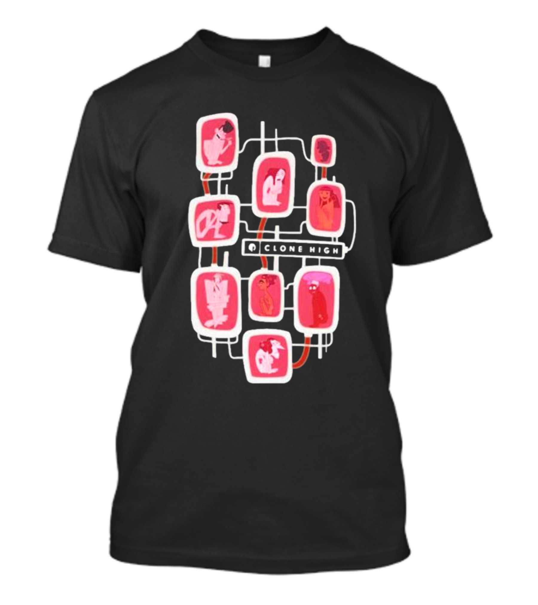 Clone High Character Pods Network Derose T-Shirt