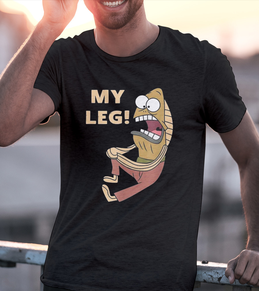 Thebaddestmitch Fred Fish My Leg Scream Character Spongebob Meme T-Shirt
