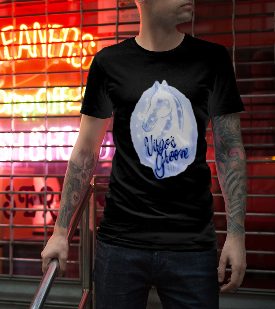 Virgos Groove Beyonce Birthday Party Horse Motif T-Shirt