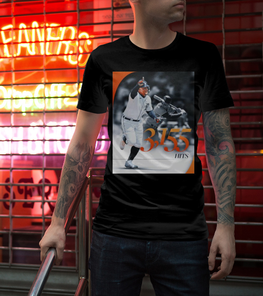 Miguel Cabrera 3155 Hits T-Shirt