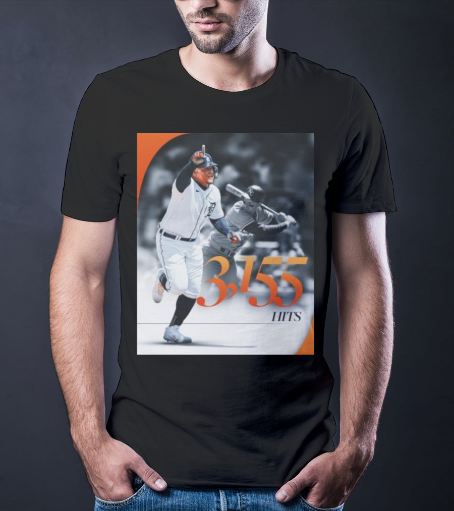 Miguel Cabrera 3155 Hits T-Shirt