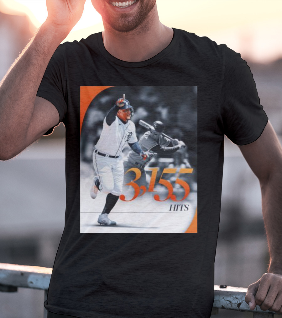 Miguel Cabrera 3155 Hits T-Shirt