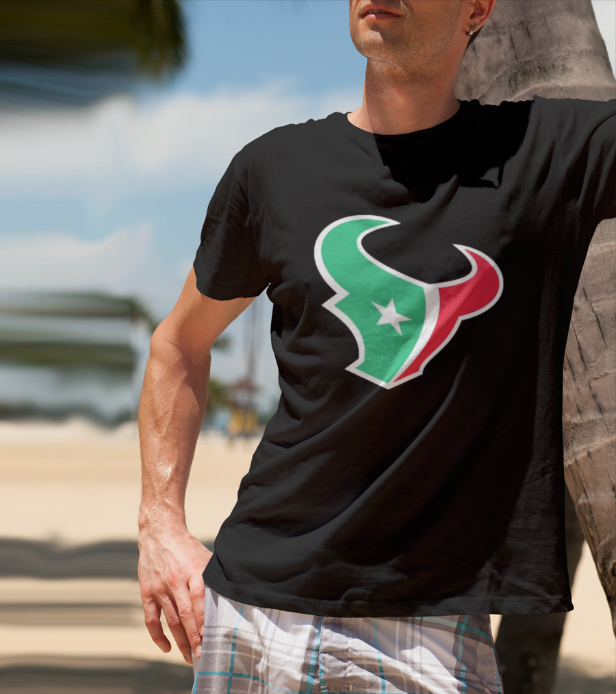 Houston Texans Black Clásico Regio Franklin '47 Mexico-Inspired T-Shirt