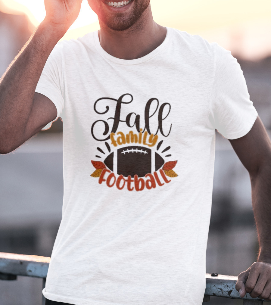 Fall Family Football Phase 6 Autumn Leaves T-Shirt
