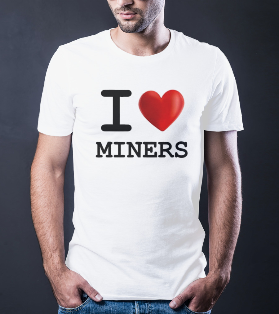 I Heart Miners Red Love T-Shirt