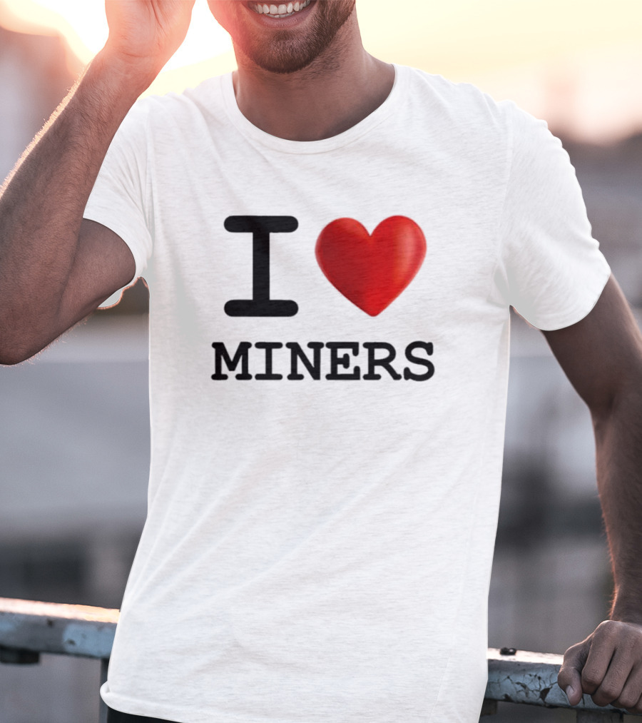 I Heart Miners Red Love T-Shirt