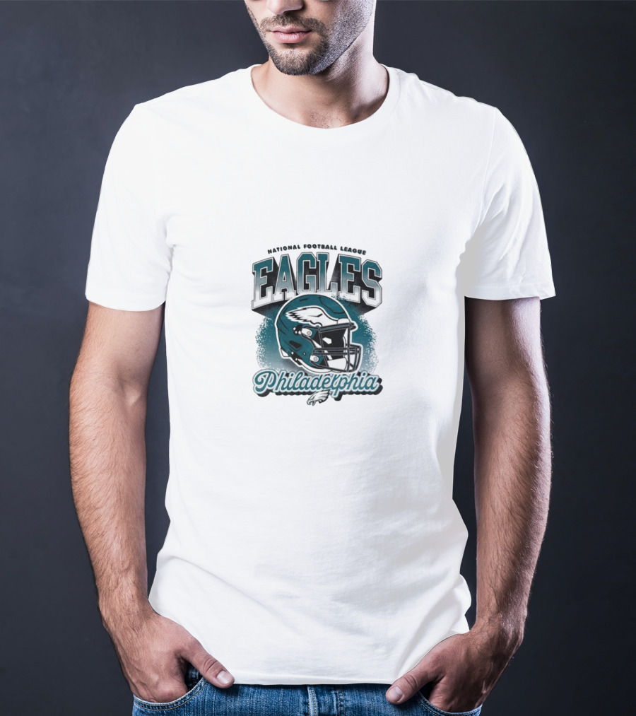 Philadelphia Eagles National Football League Helmet T-Shirt