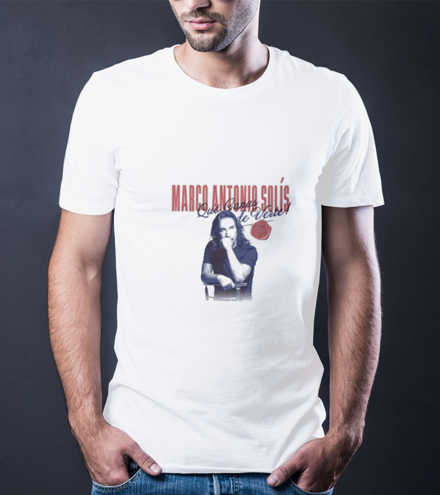 Marco Antonio Solís Quiéreme De Veras T-Shirt
