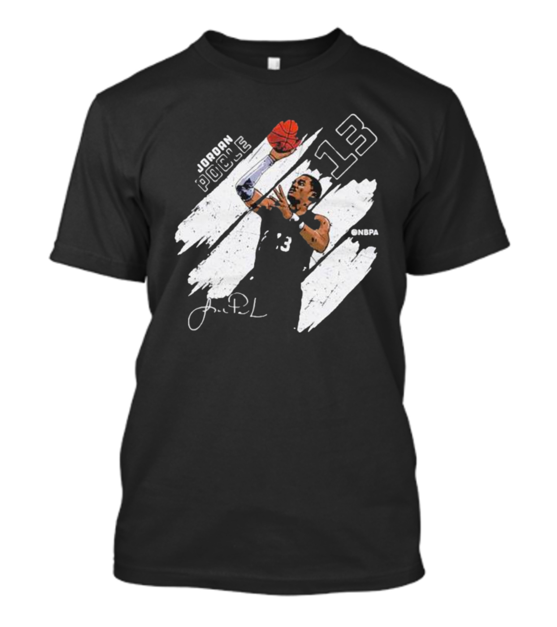 Jordan Poole NBPA 13 Basketball Signature T-Shirt